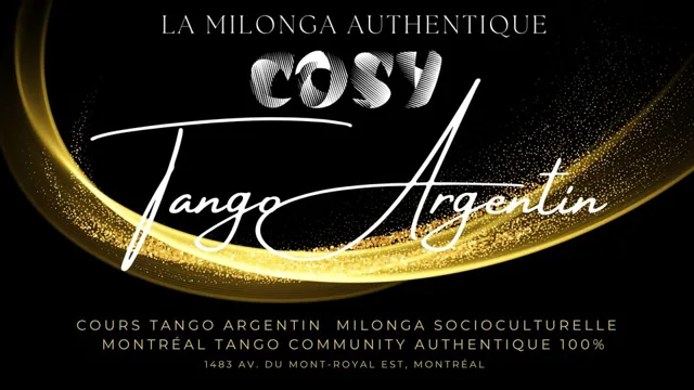 La Milonga authentique du vendredi à Cosy