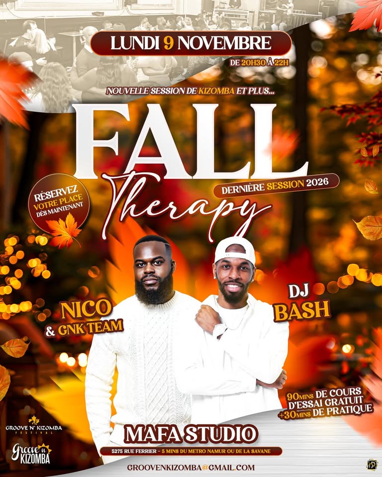 Fall Therapy: Clase de prueba gratuita de Kizomba de 90 minutos