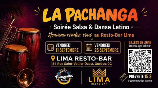 LA PACHANGA : Soirée salsa et danse latine au Resto-Bar Lima