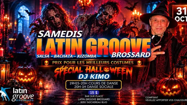 Les Samedis Latin Groove Brossard : Spécial Halloween