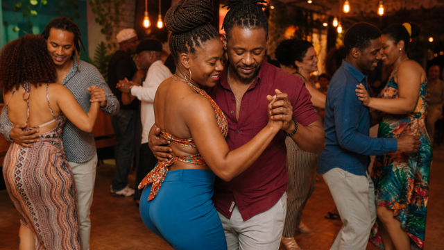 Semba dancing