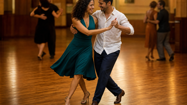 Samba dancing