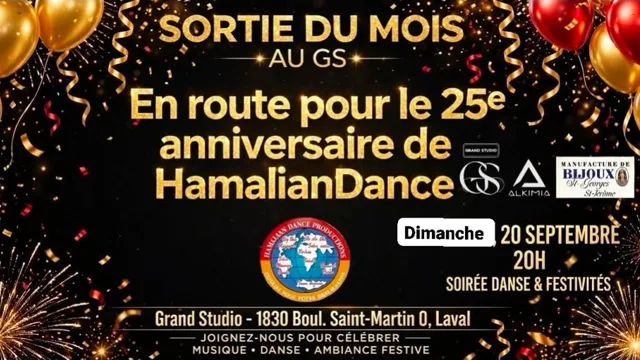 Salida del mes con HamalianDance en Grand Studio de Laval