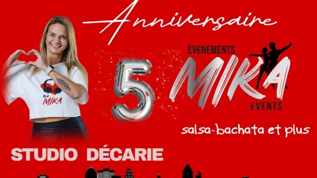 Soirée anniversaire Mika Events au Studio Décarie