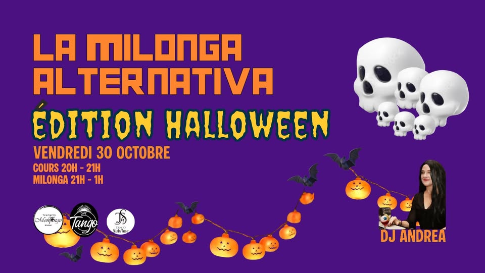 La Milonga Alternativa : Édition Halloween avec DJ Andrea
