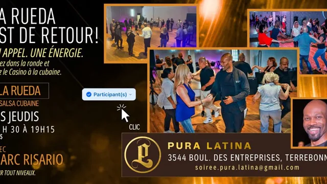 Thursday Rueda de Casino with Marc Rosario at Pura Latina