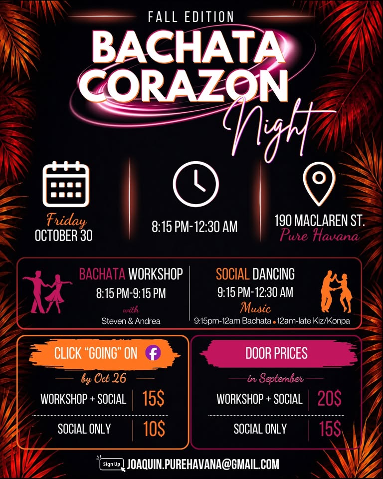 Bachata Corazon Night - Pre Halloween 🎃 👻